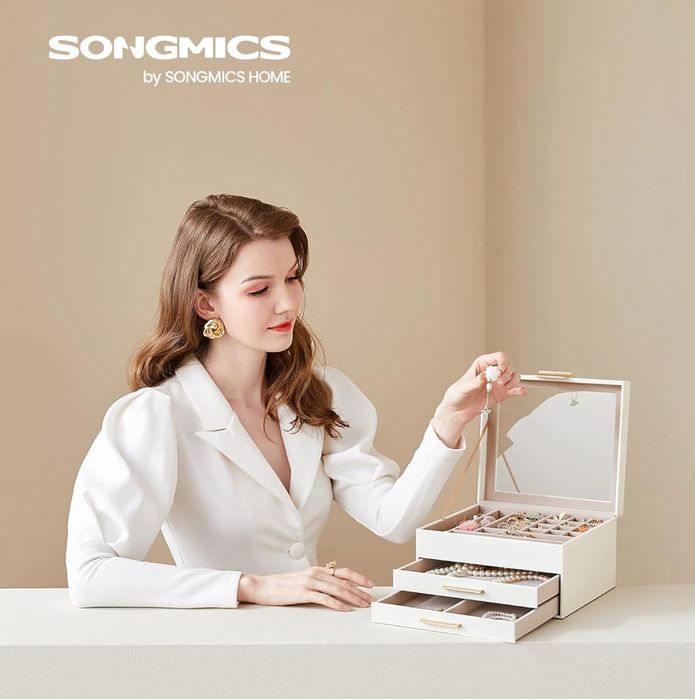 Кутия за бижута SONGMICS