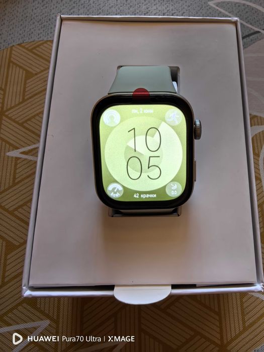 Смарт Часовник: Huawei watch Fit 3 Цвят Зелен. Гаранционен.