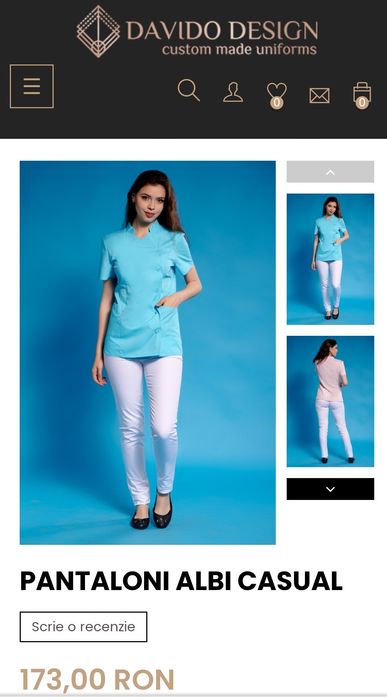 Davido Design Costume medicale, Bluze și pantaloni medicali