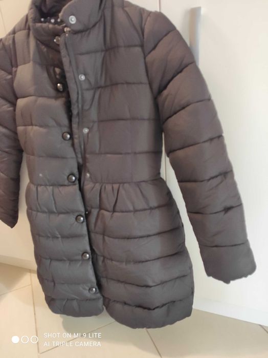 Детско черно яке за момиче 11-12 години NEXT