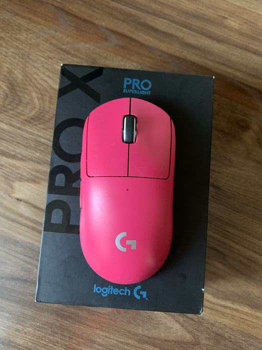 Logitech g pro superlight magenta (суперлайт розовая)