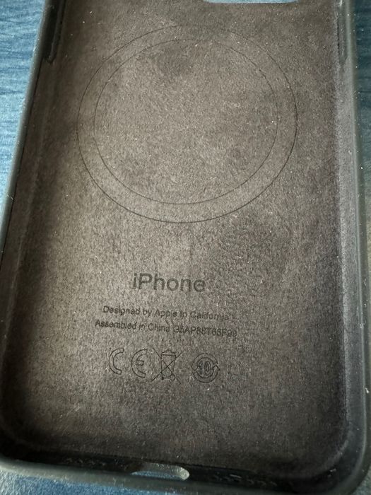 Husă IPhone 15 pro Max storm blue Apple MagSafe protectie originala