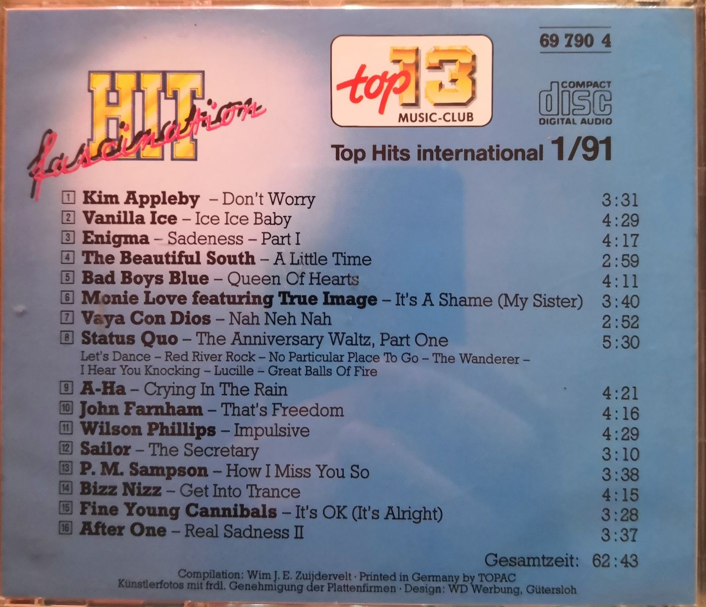 Compilație CD anii 90