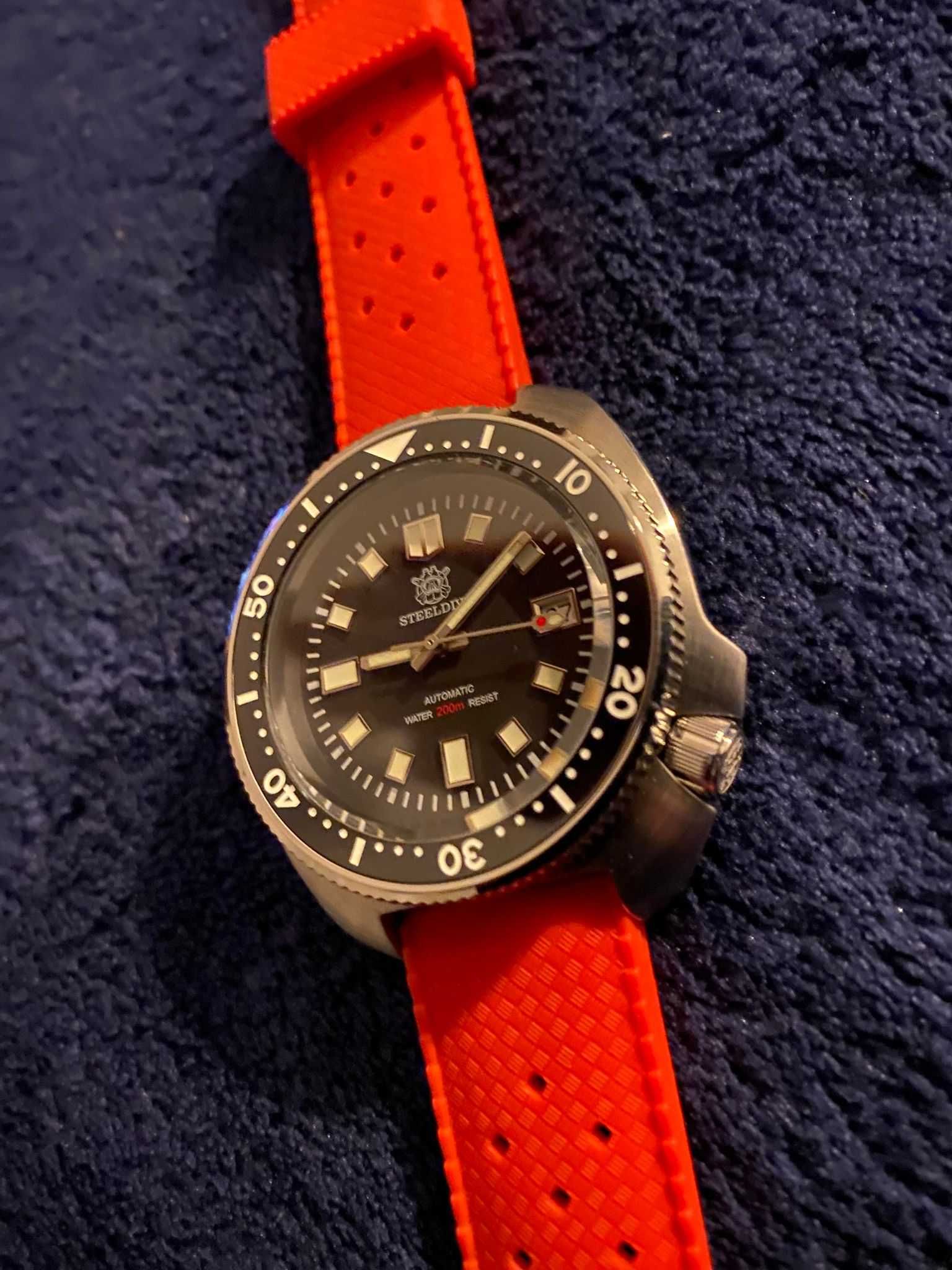 Ceas de mana Steeldive SD 1970 Seiko Captain Willard diver