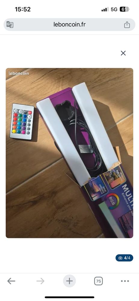 RGB LED Лампи Multicolor Light Bar – Комплект от 2 броя