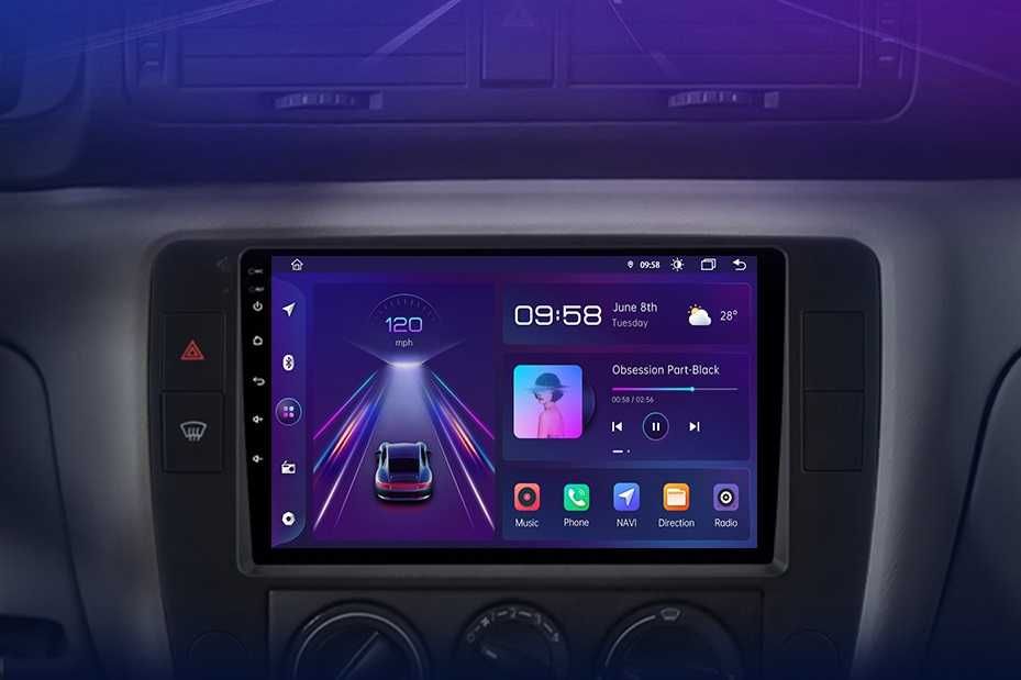 Navigatie Dedicata VW Passat B5 (2000-2005), 9Inch, Bluetooth, Carplay