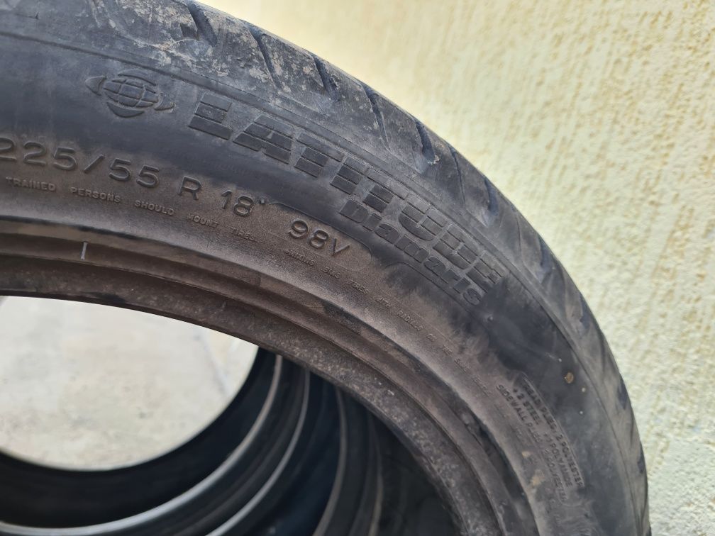 4 бр. летни гуми 225/55/18 Michelin 5 mm DOT 0413