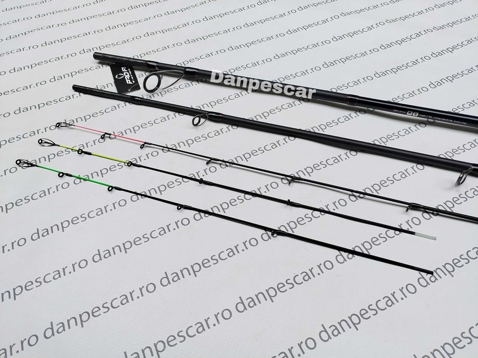 Lanseta PRO FL Black FORCE FEEDER 3,90m 180 grane 3 varfuri