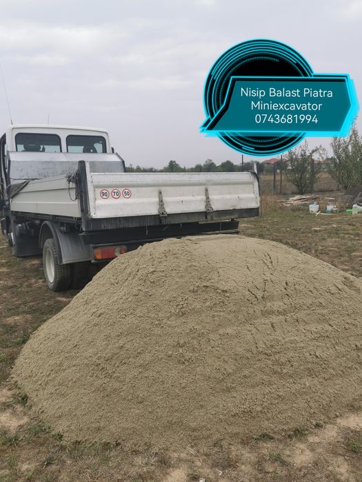 Bobcat Nisip Balast Piatra Miniexcavator