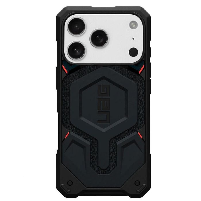 Калъф uag monarch pro за iphone 17 pro в цвят kevlar black