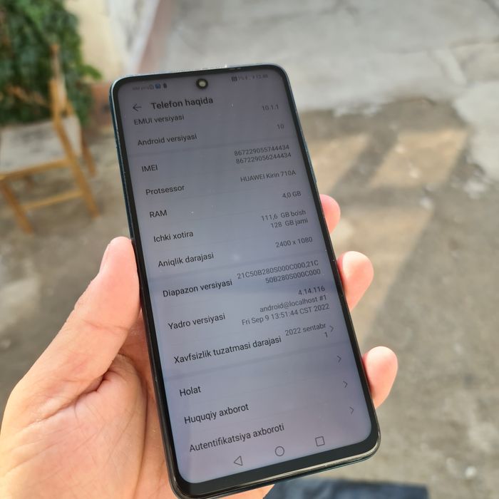 Huawei P smart sotiladi 128Gb