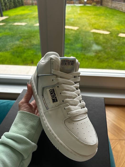 Чисто мови кожени маратонки Versace Jeans Couture 37 номер