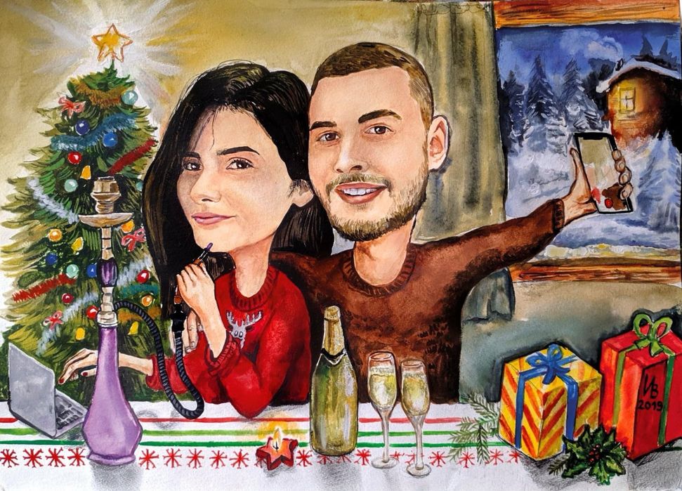 Карикатури, потрети - ръчна изработка