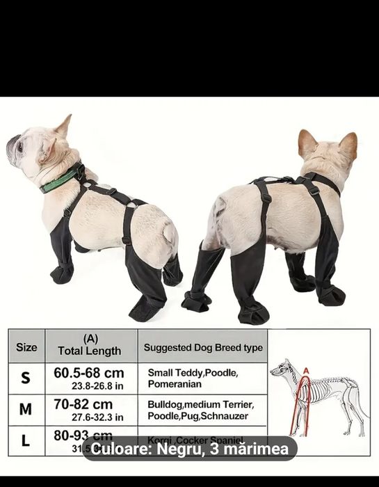 Protectie caini cizme