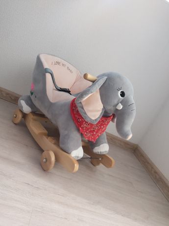 Качалка- слоник с колесами