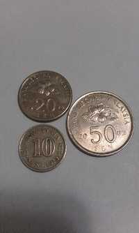 Монеты Малайзии 10 ,20,50 сен