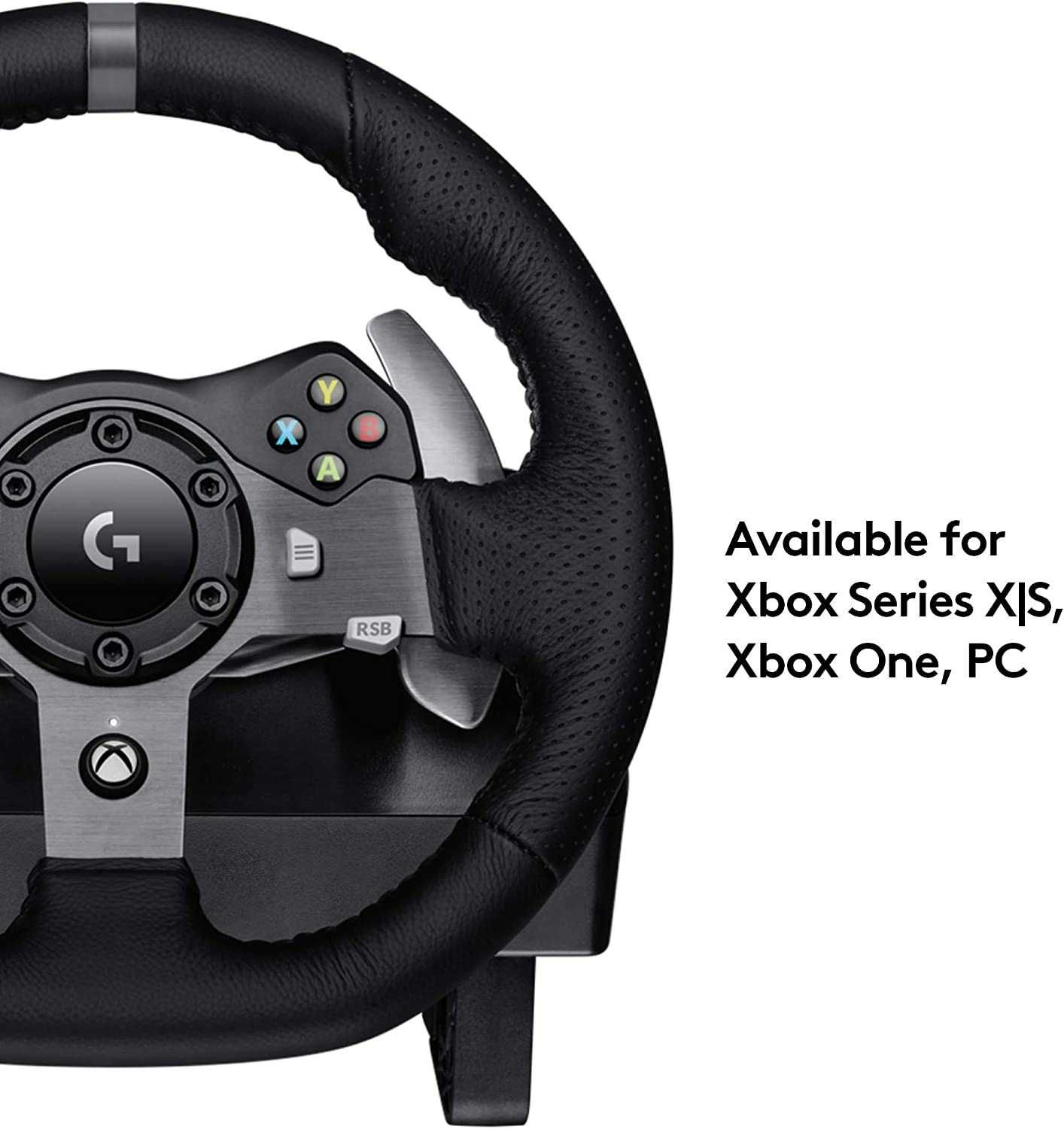 Logitech G920 Кожен Волан с Педали за Xbox One Series S/X PC MAC