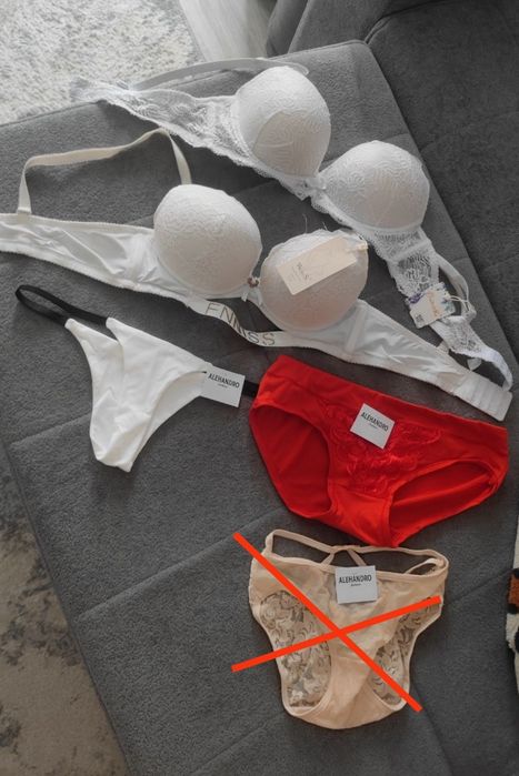 Нижнее белье женское новое трусики и бюстгальтер, топ для кормления