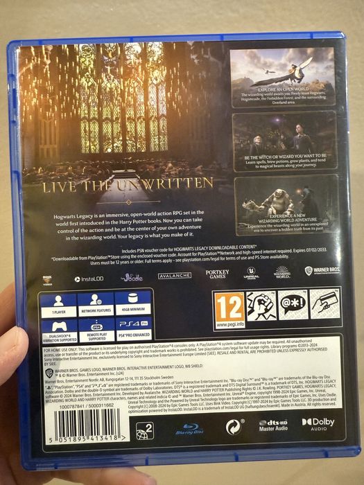 Игра Hogwarts legacy ps4 (play station 4/ плейстейшън 4) harry potter