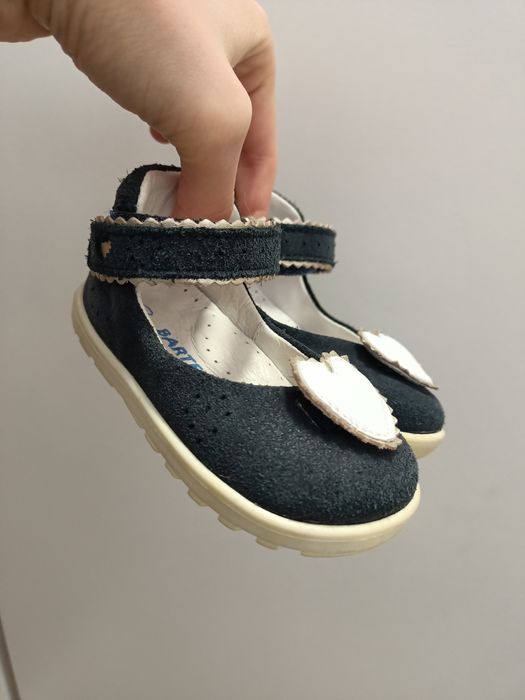 Sandale fete Bartek, piele naturala, talpa ortopedica, mărimea 20