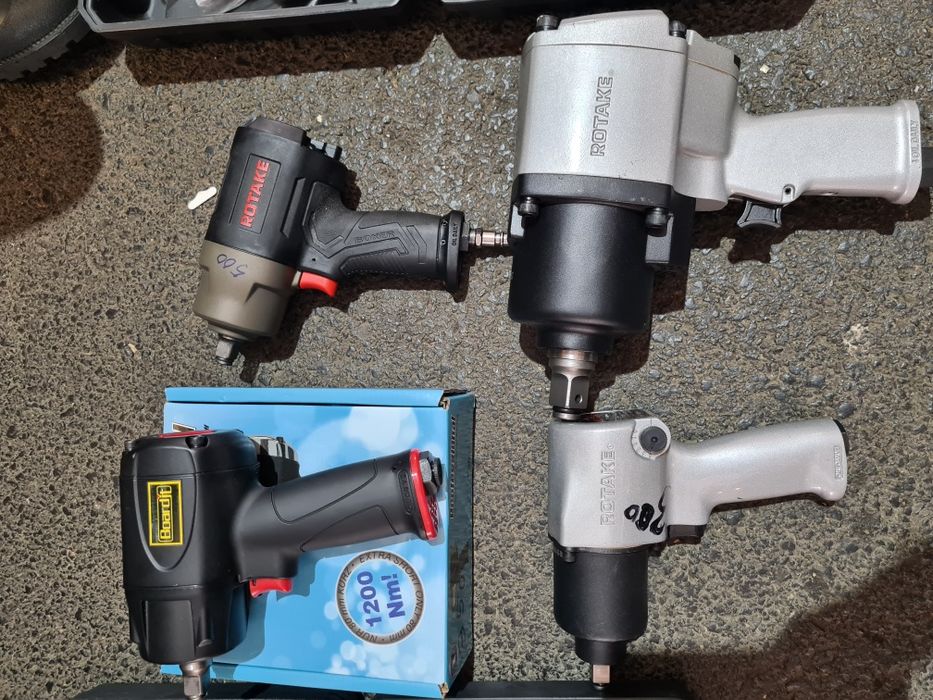 Pistol pneumatic impact pentru desfacut roti vulcanizare auto 1/2 3/4