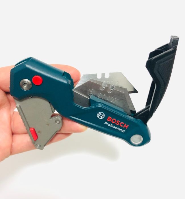 Bosch професионален макетен нож, син цвят, 2 модела, резец, Германия