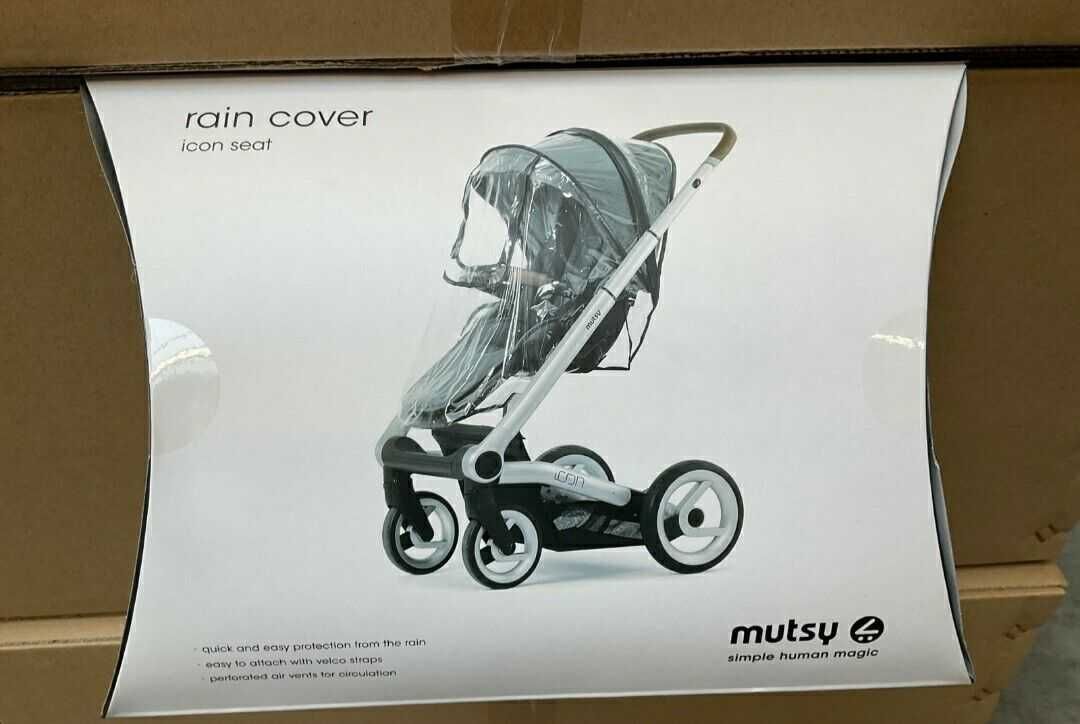 Дъждобран за количка и слънчобран с комарник за количка (Mutsy Icon)