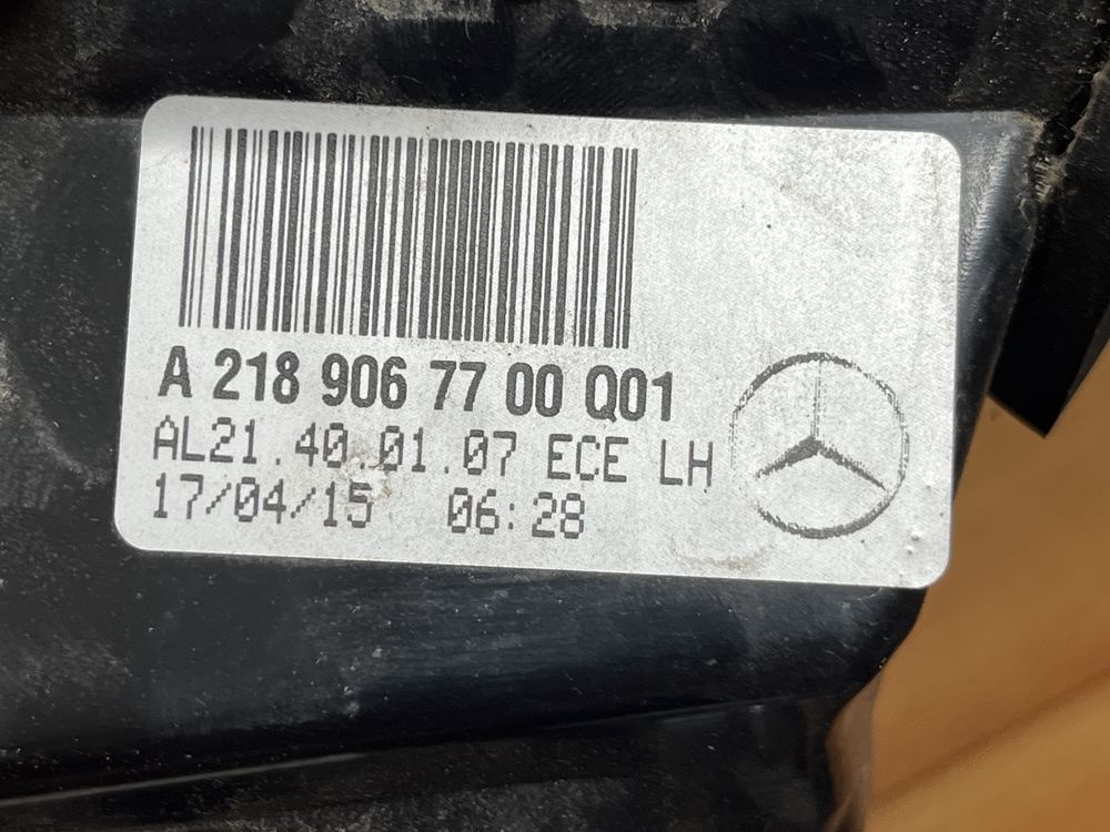 Задние фары на Mercedes-Benz CLS W218