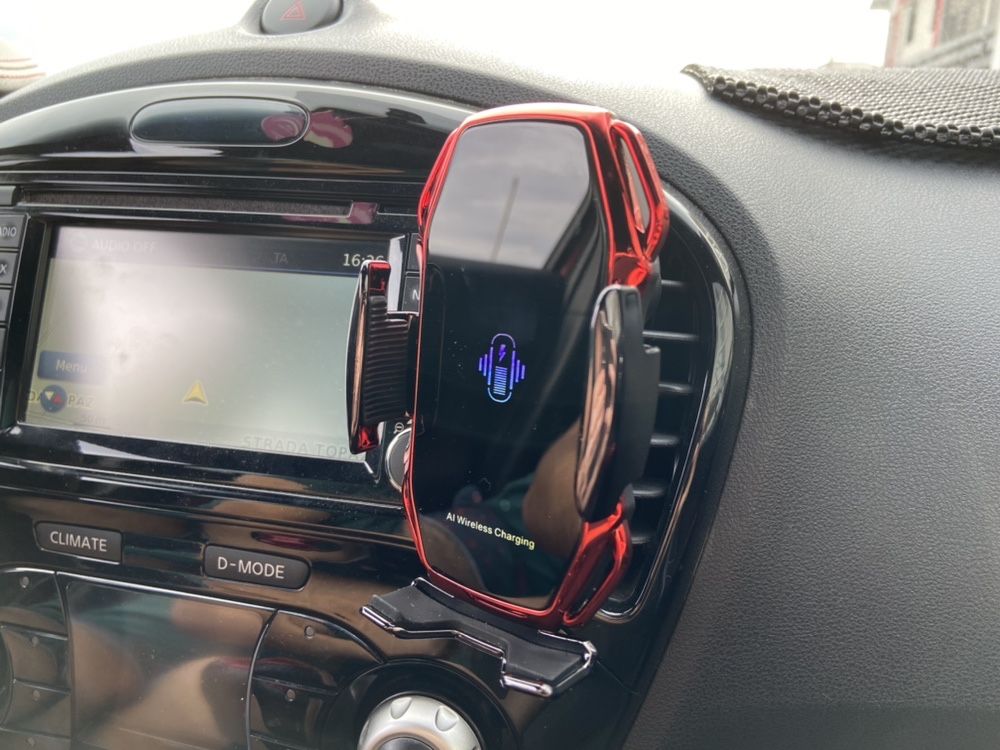 Incarcator Auto Suport Wireless Fast Charging cu brate mobile