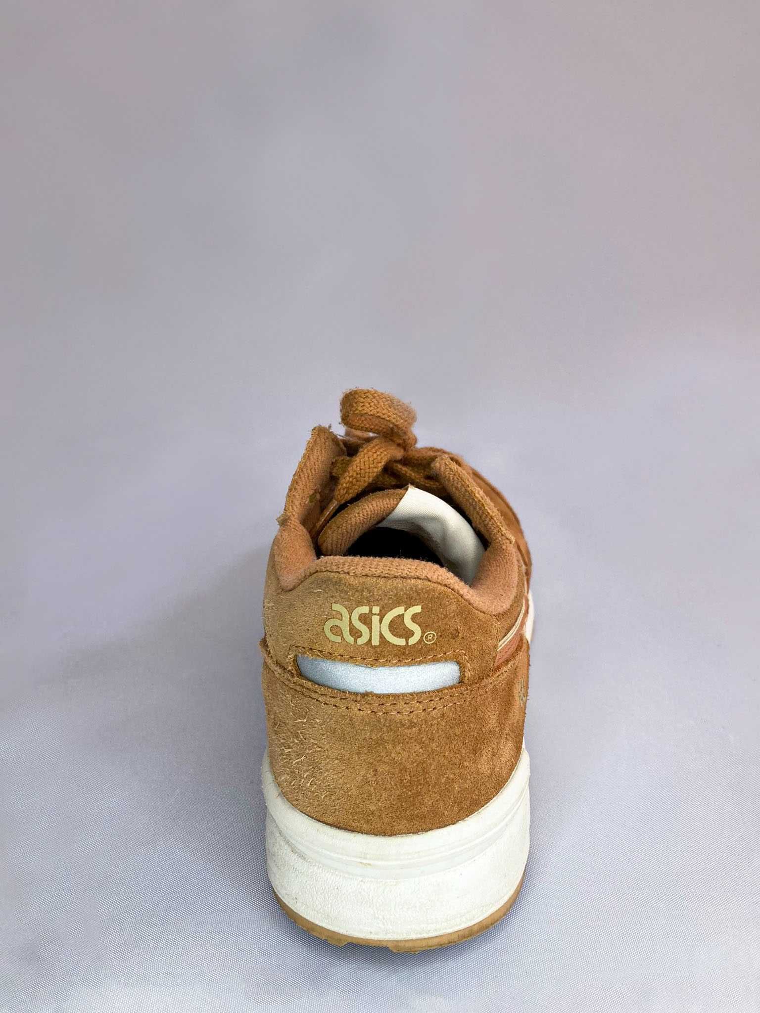 ASICS Tiger, Pantofi sport de piele intoarsa Gel Lyte, Maro camel