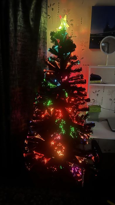 Елка с горящими кончиками