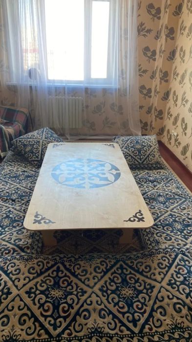 Қазақша үстел, төртбұрышты