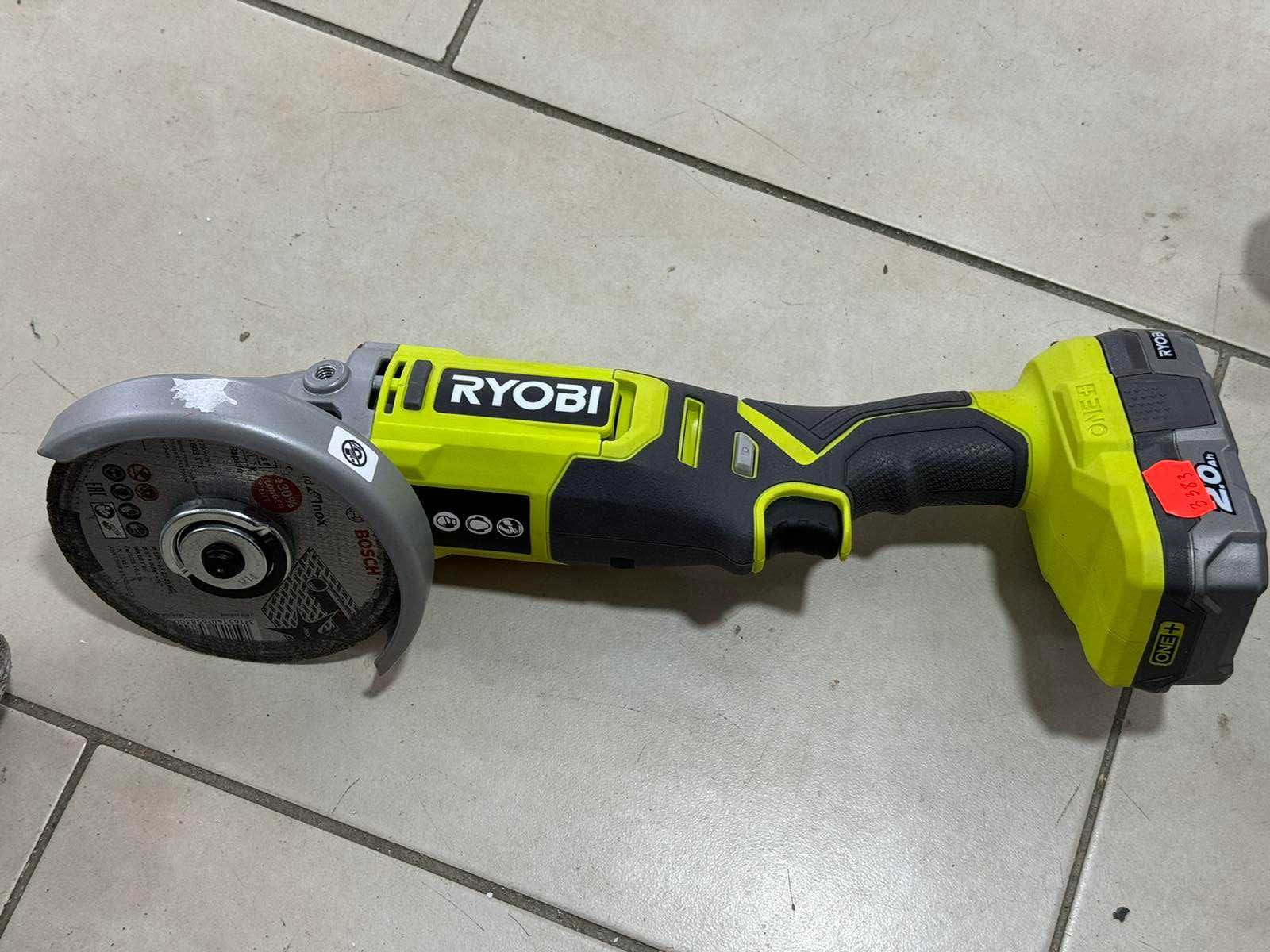 Продавам Акумулаторен Ъглошлайф Ryobi