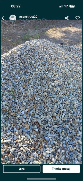 Piatra sparta decorativa pt amenajare gradina / chisai gazon / nisip