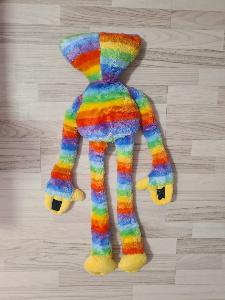 Huggy Wuggy Curcubeu,Rainbow,Multicolor 80 cm. NOU .