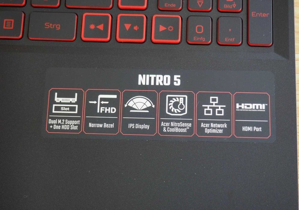 Vind laptop ACER NITRO defect