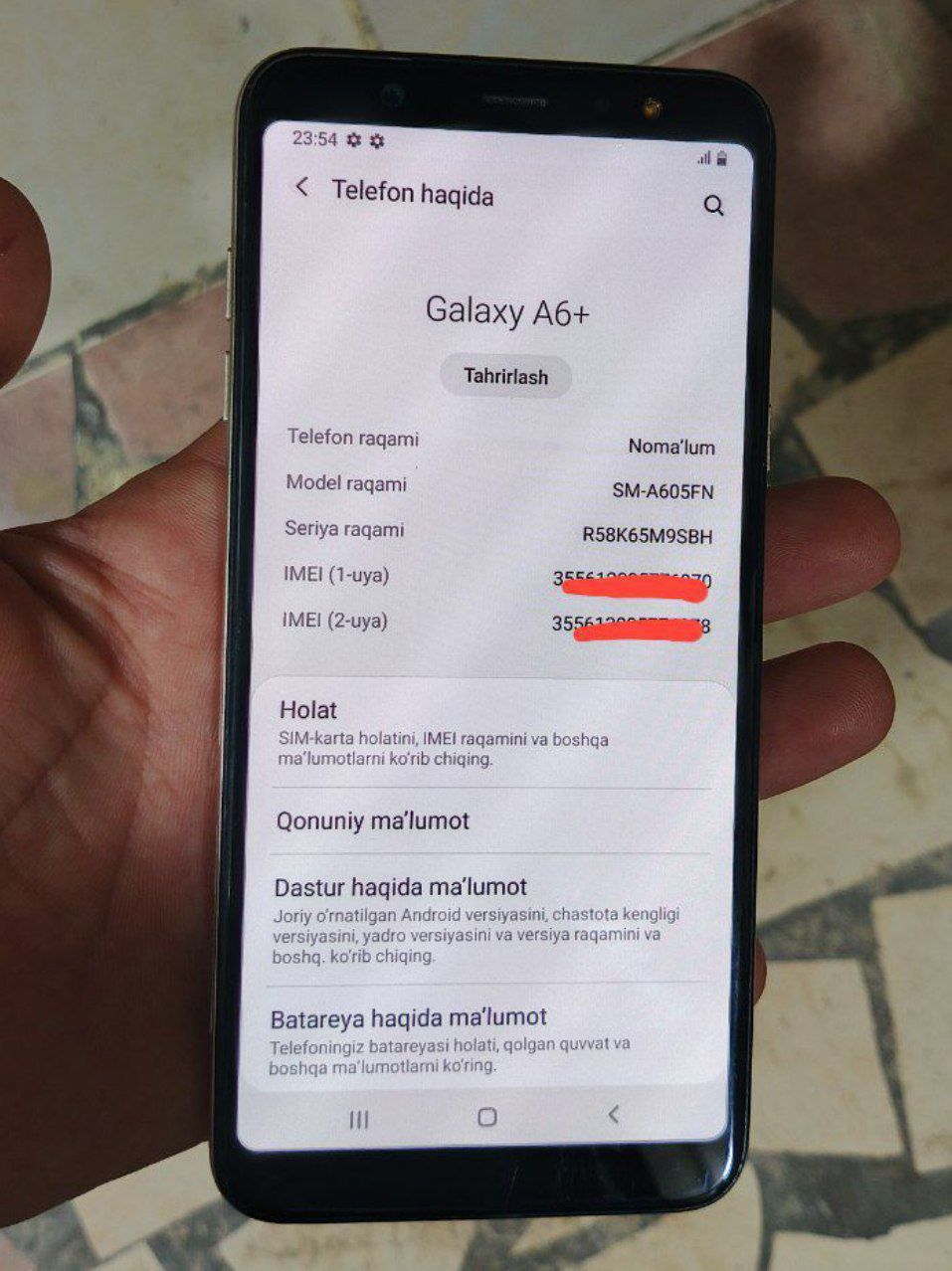 Samsung A6+   obmenga