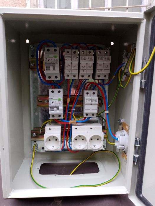 Tablou electric organizare santier