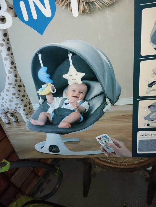 Бебешки шезлонг/люлка с подарък активна гимнастика