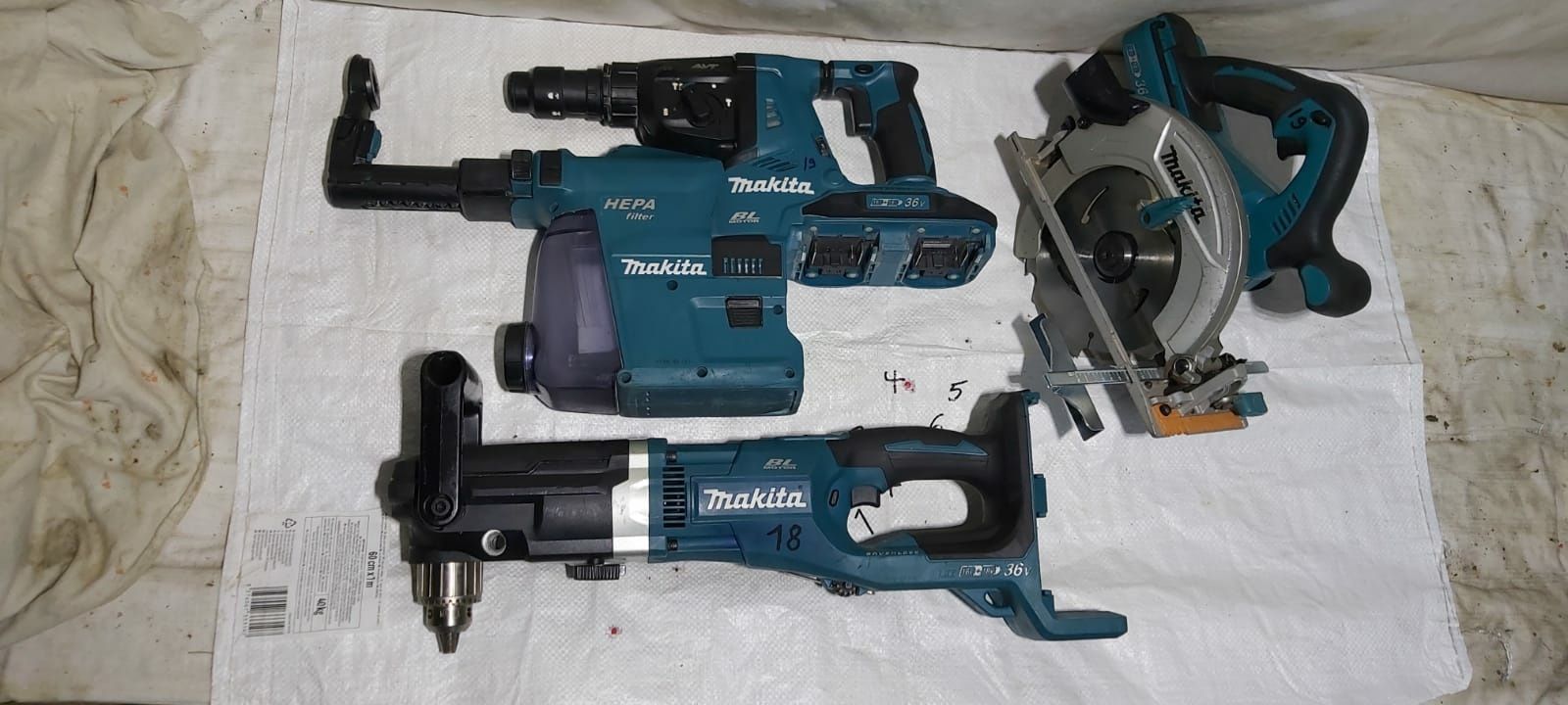 Makita 36 V  Rotopercutor Circular foreza