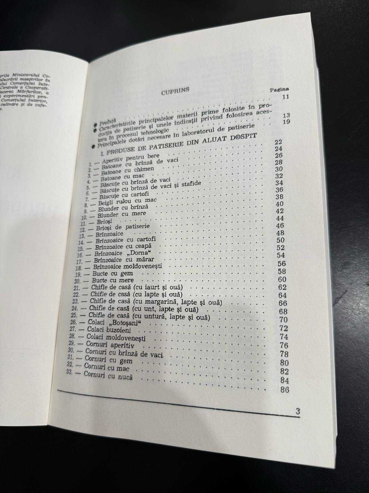Rețetar-Tip pentru Produse de Patiserie (ediția 1986)