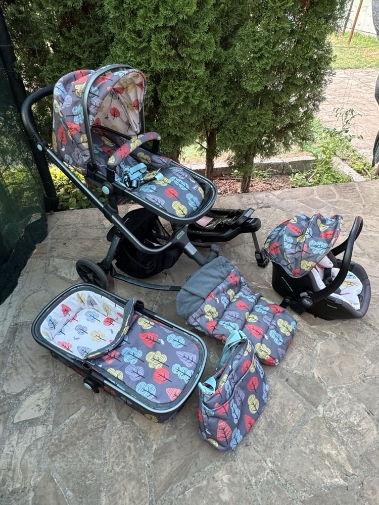 Бебешка количка 3в1 Cosatto Giggle Quad