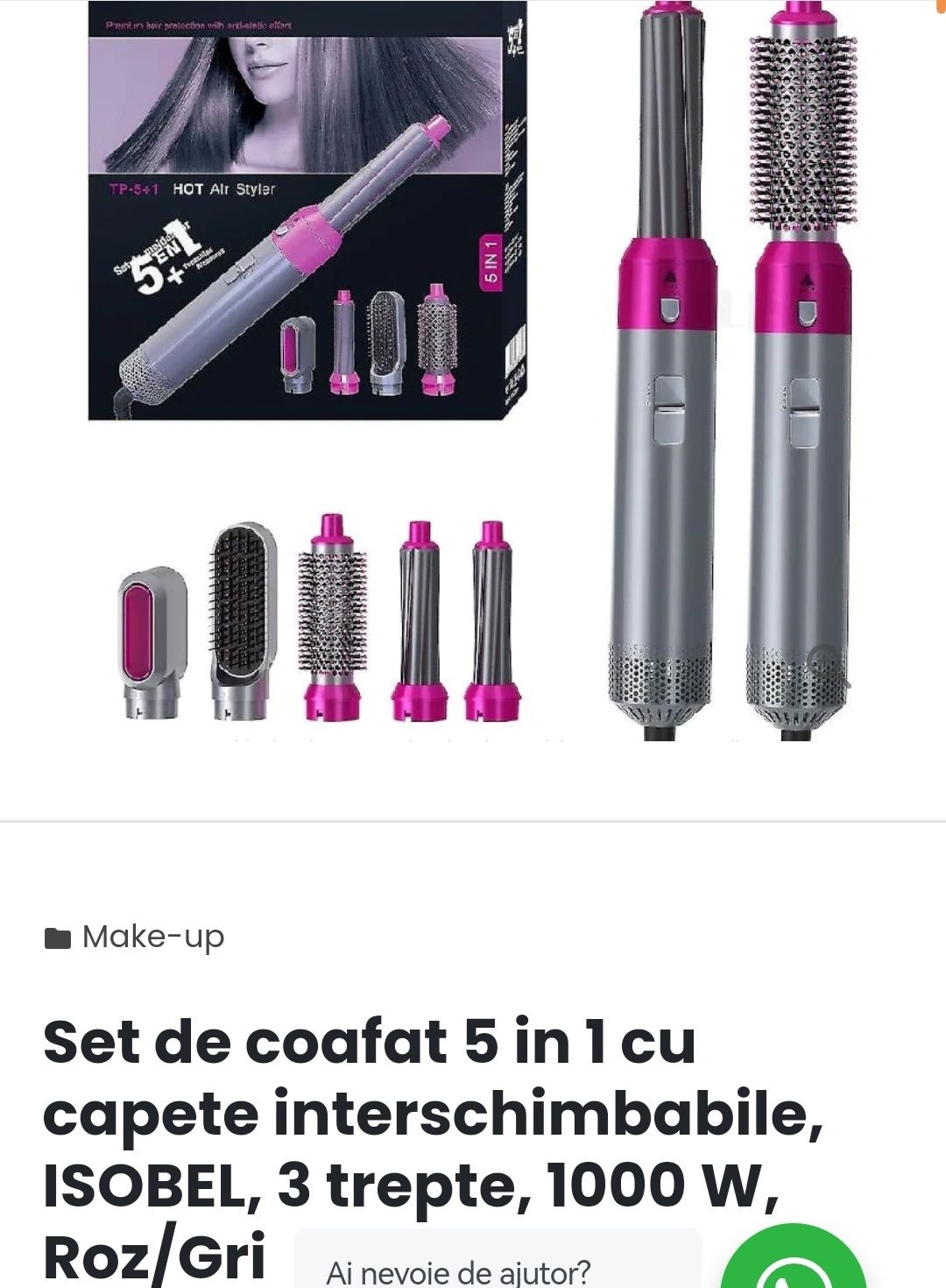 Perie par cu accesorii