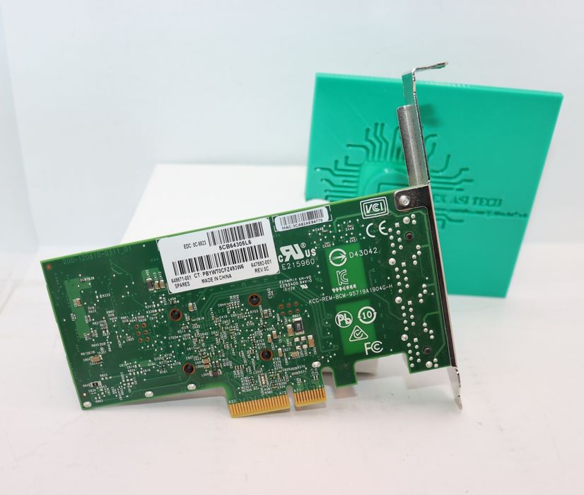 Placa Retea Server/Pc/Nas 4 x 1Gb RJ45 Originala HPE 331T 649871-001
