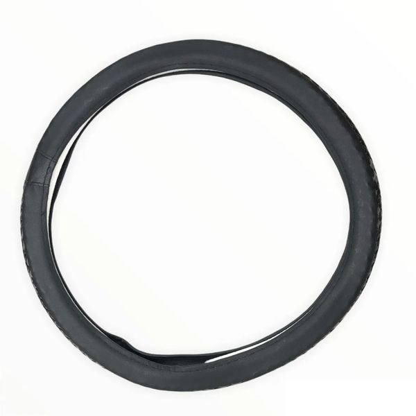 Калъф за волан от еко кожа с имитация плитка универсален 38 см