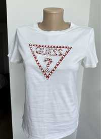 Tricou alb Guess