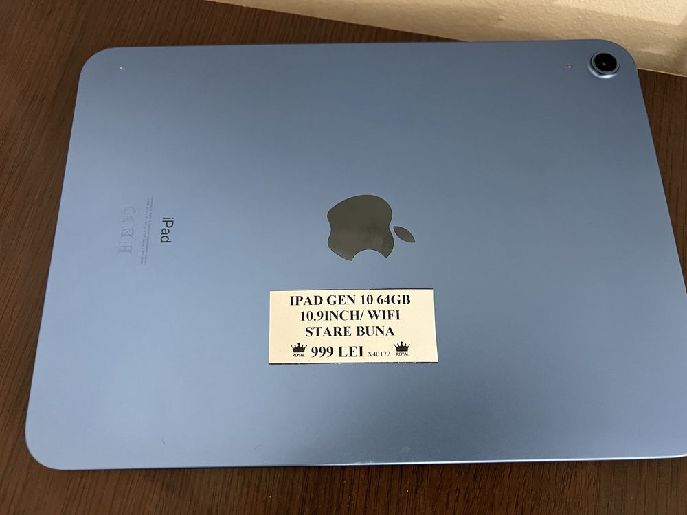 Amanet Royal CB: Ipad Gen 10 64gb wifi 10.9inch