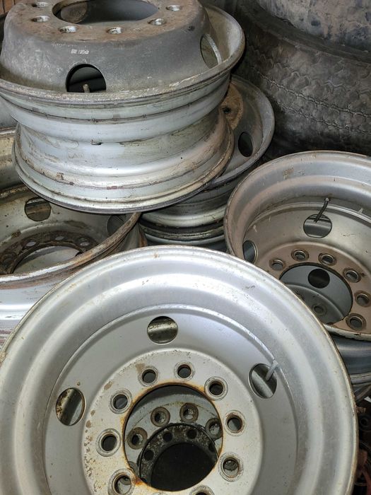 roti jante trailer cu 10 gauri la butuc anvelope 215, 235, 245/70r17.5