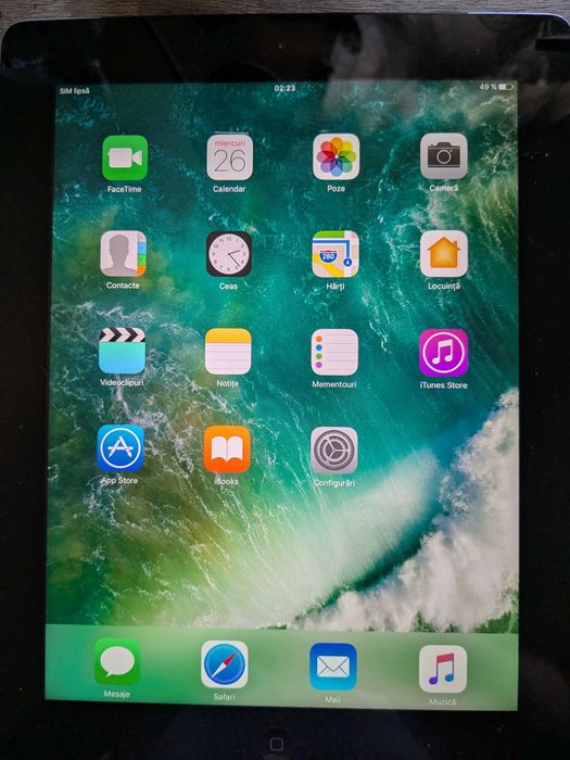 Tabletă Apple iPad 4 culoare neagră