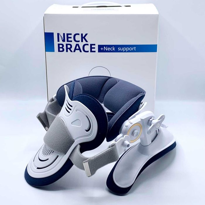 Устройство за разтягане на шията, опора за врата, лека, регулируема